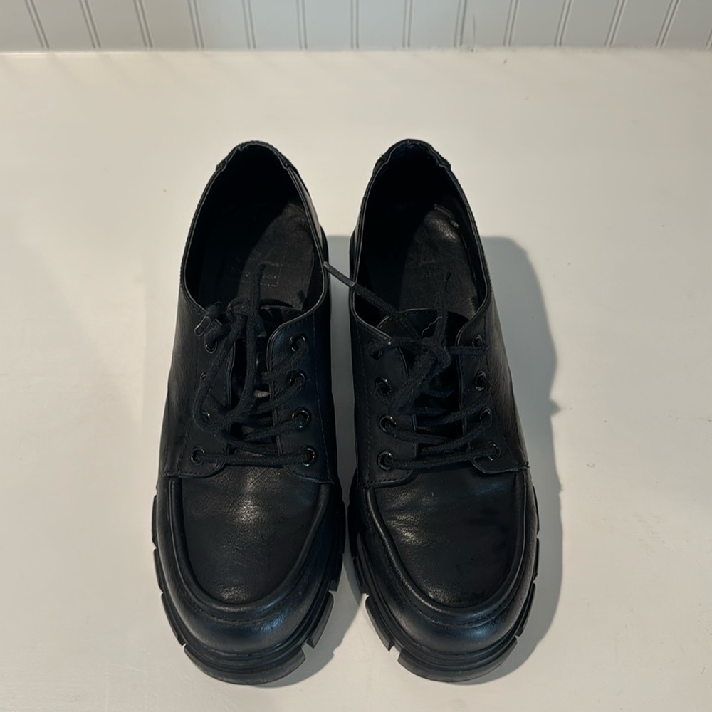 Chunky Oxford women shoes